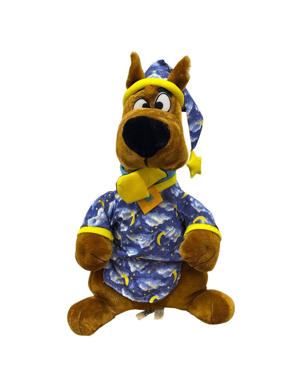 Vintage 1998 Scooby Doo 20" Plush Doll in Pajamas Bedtime Cartoon Network